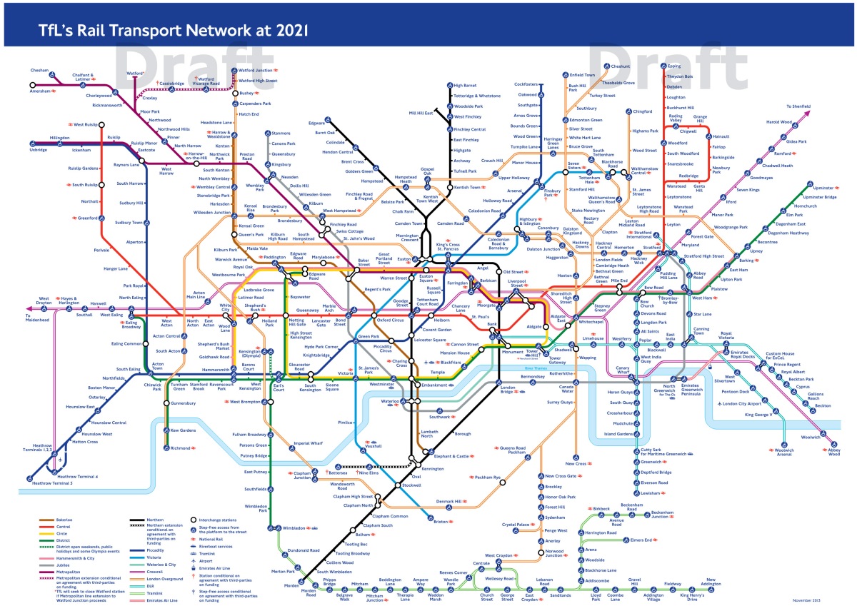 TfL Made A 2021 Tube Map In 2013. Let’s See What Really Happened